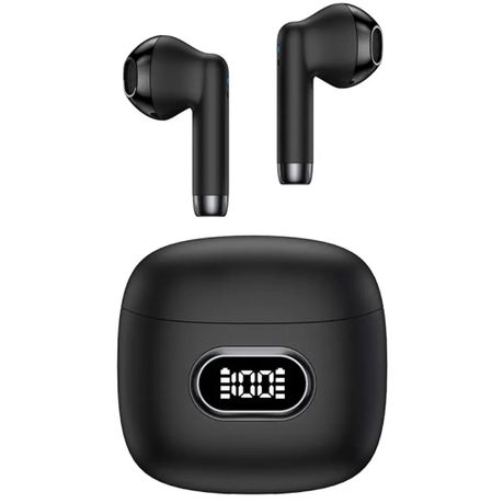 Wireless Earbuds Bluetooth Earphones Headphones Waterproof, LED Display - Pink