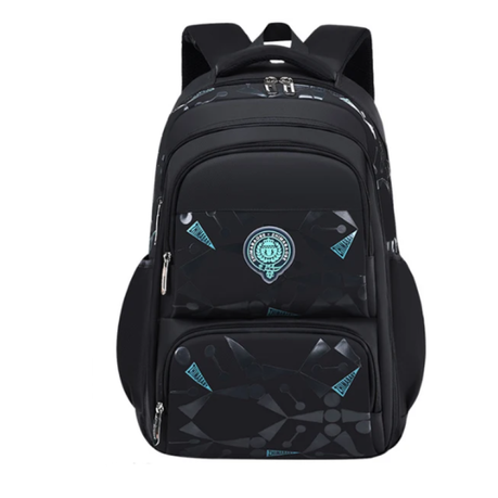 School bags Orthopedic Waterproof school backpack Student High School - NavyBlue