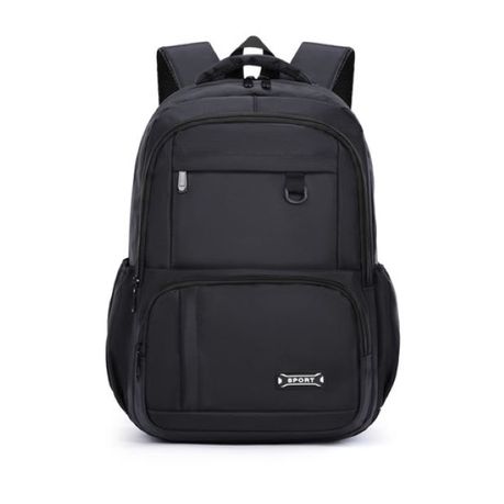 Laptop Backpack Business Travel Anti Theft High Quality School Bag - Black