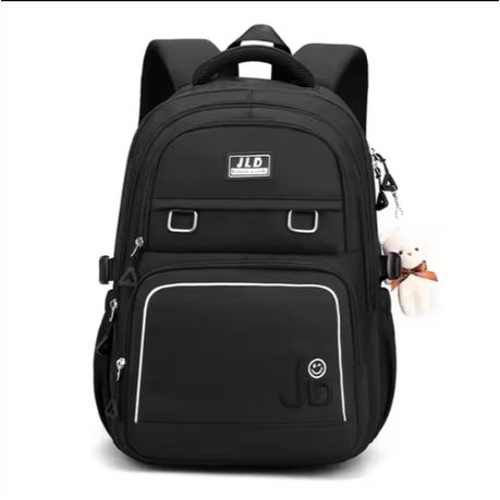 The Clip-High Quality Fashion Travel Backpack Waterproof High School Bags - Blue