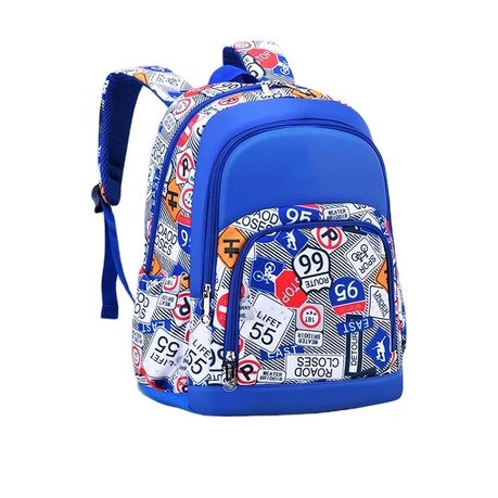 New Fashion High Quality OEM Nylon School Bags Backpack For Teenager - Sapphire Blue