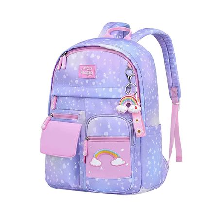 The Clip-New Fashion Cute Girls Teenagers Student School Backpack Bag - Dream Pink