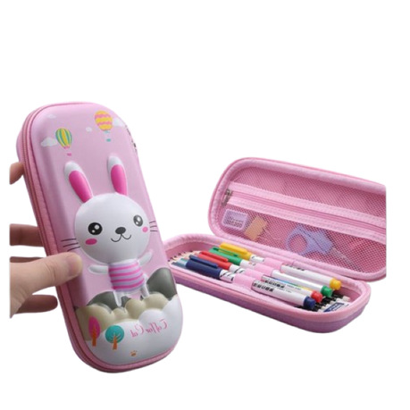 The Clip-3D Cute Pencil Pen Case Organizer Pouch Stationery Pencil Case - Car2
